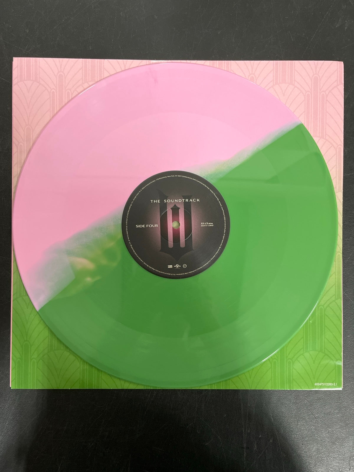 VINYL_2D - Wicked OST LE Etched Green and Pink Splatter Vinyl USED NOT TESTED