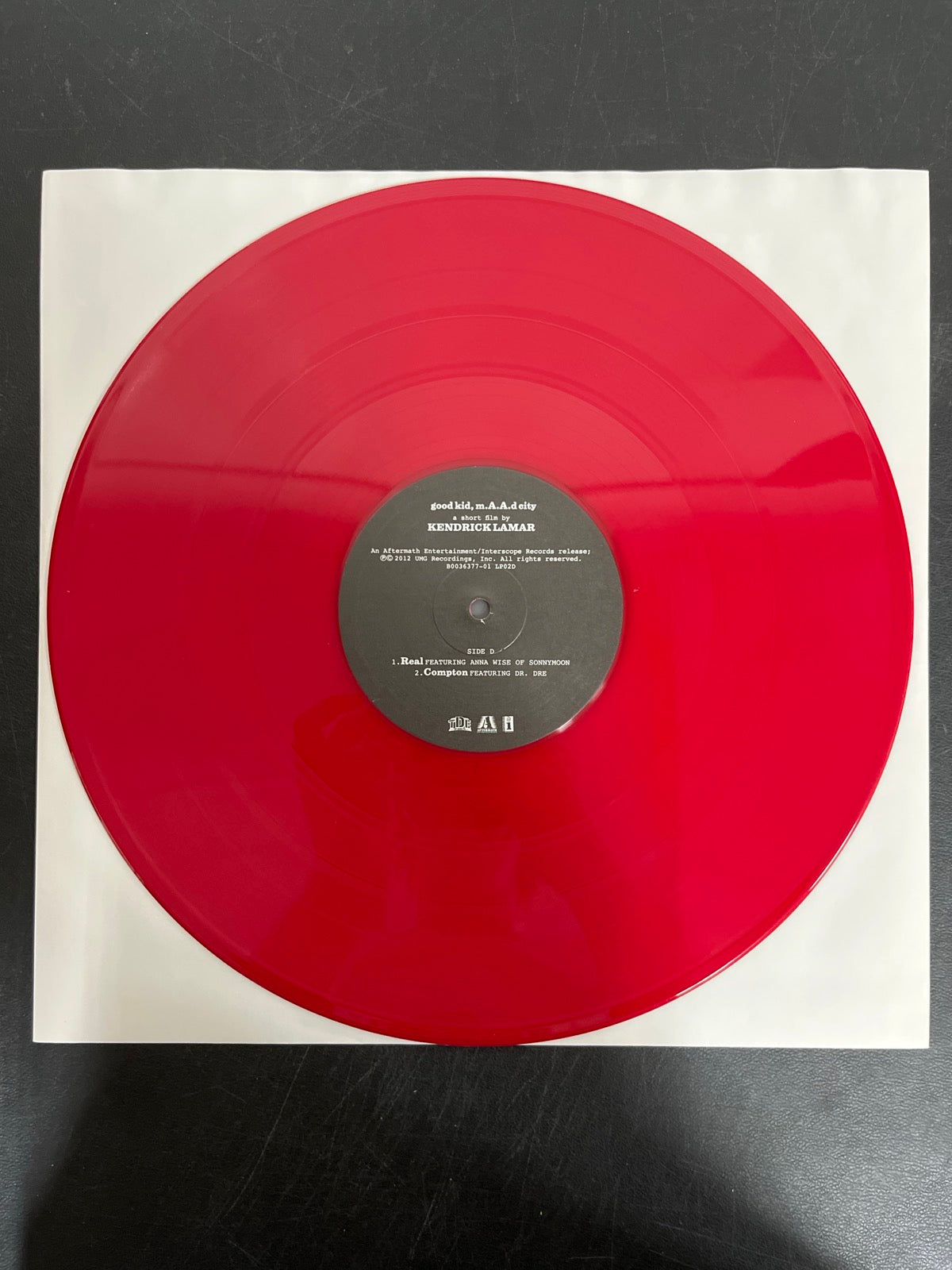 VINYL_2D - Kendrick Lamar - good kid, m.A.A.d city LE Red Vinyl USED NOT TESTED
