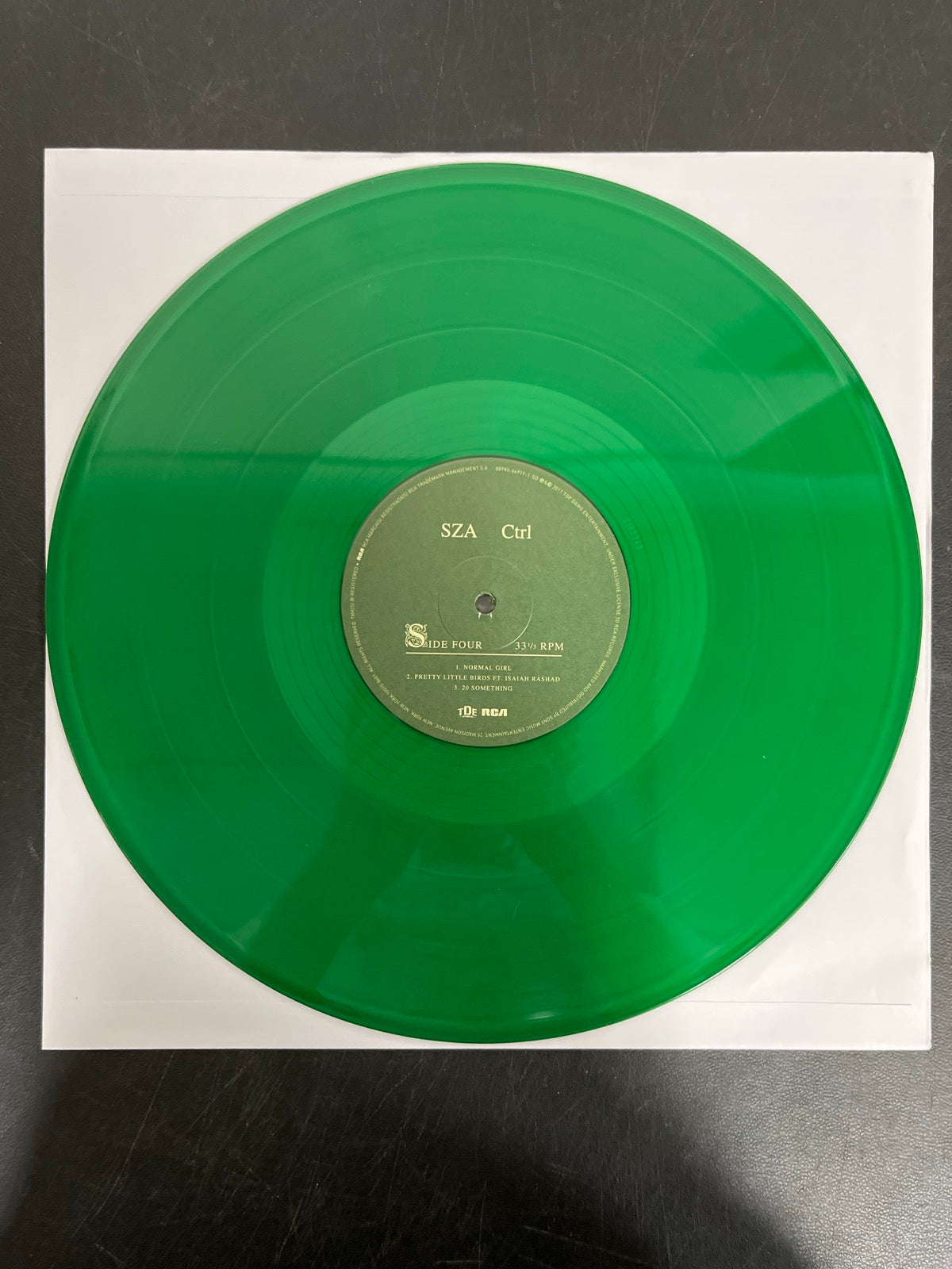 VINYL_2D - SZA - Ctrl LE Translucent Green Vinyl USED NOT TESTED
