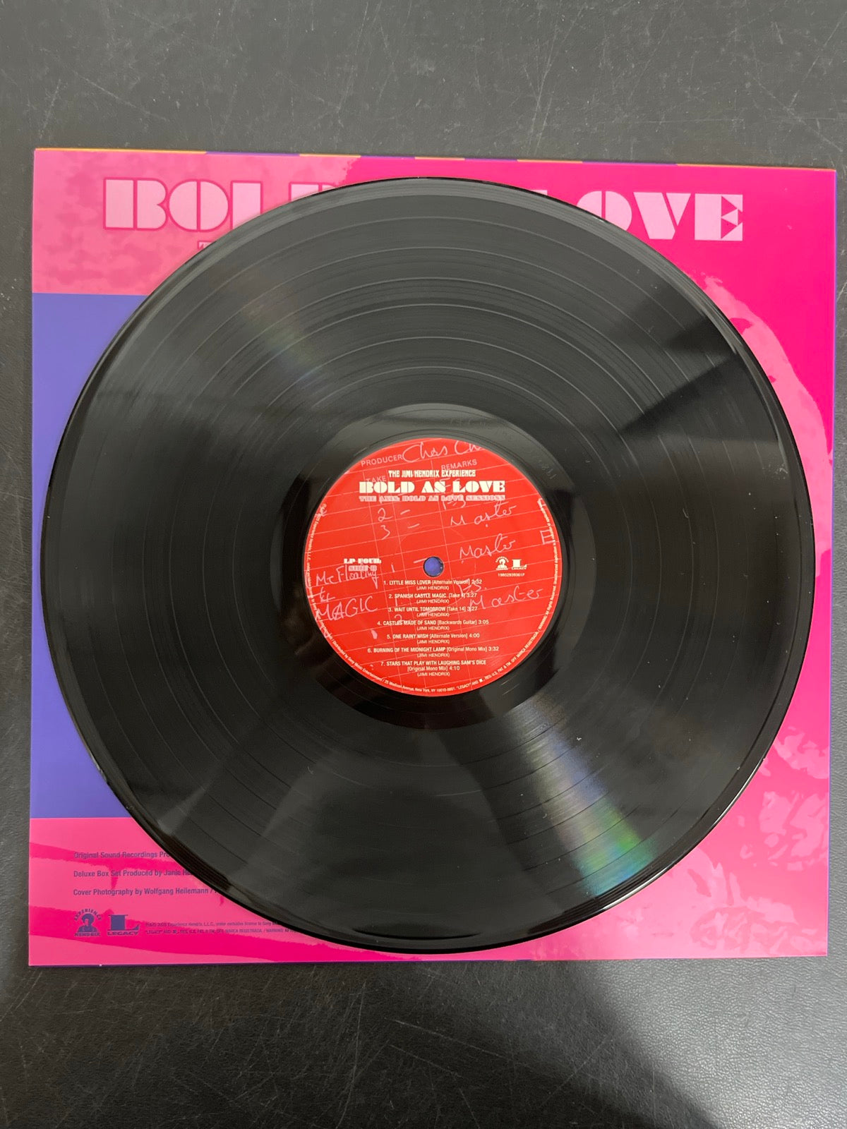 VINYL_2D - The Jimi Hendrix Experience - Bold as Love Deluxe Ed. #01033 USED NOT TESTED