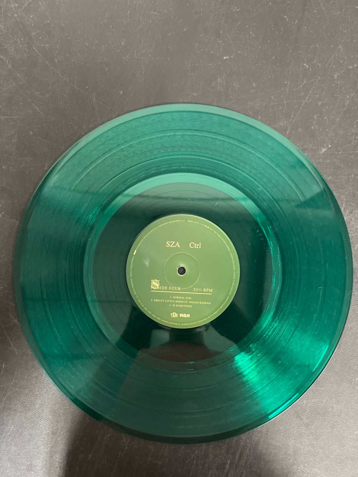 VINYL_2D - SZA - Ctrl LE Translucent Green Vinyl USED NOT TESTED