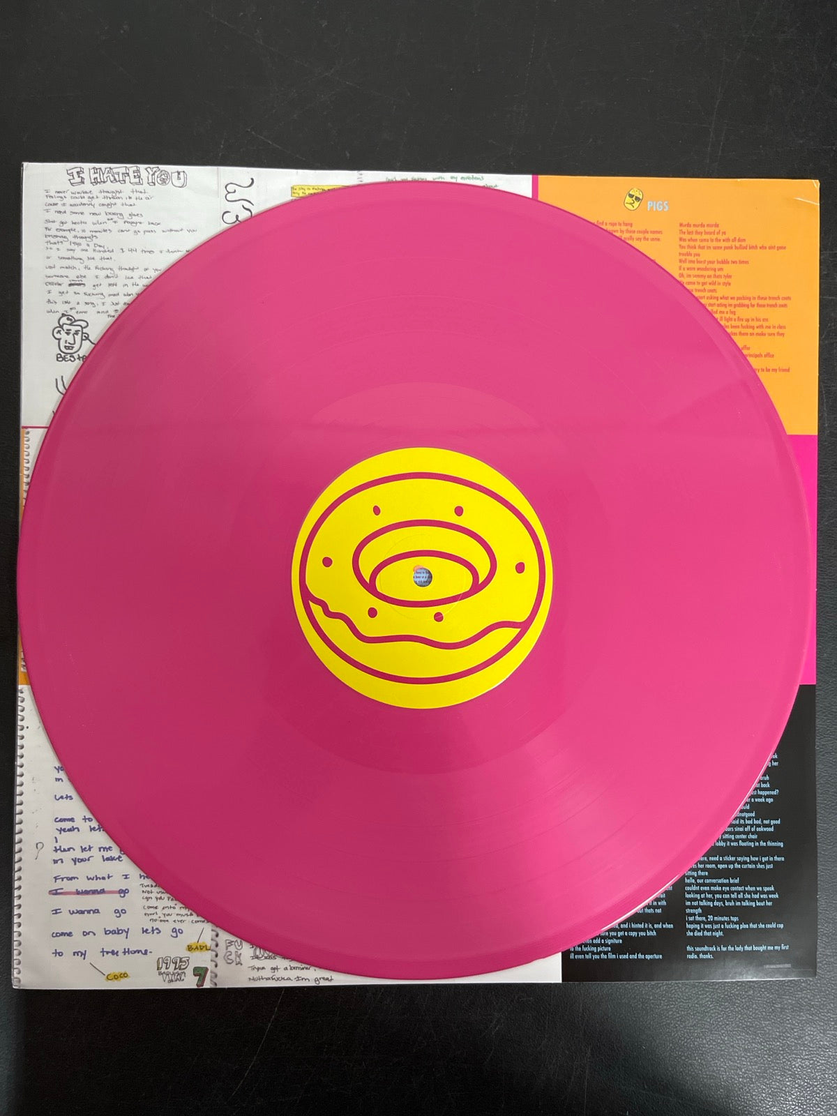 VINYL_2D - Tyler, The Creator - Wolf LE Pink Vinyl USED NOT TESTED