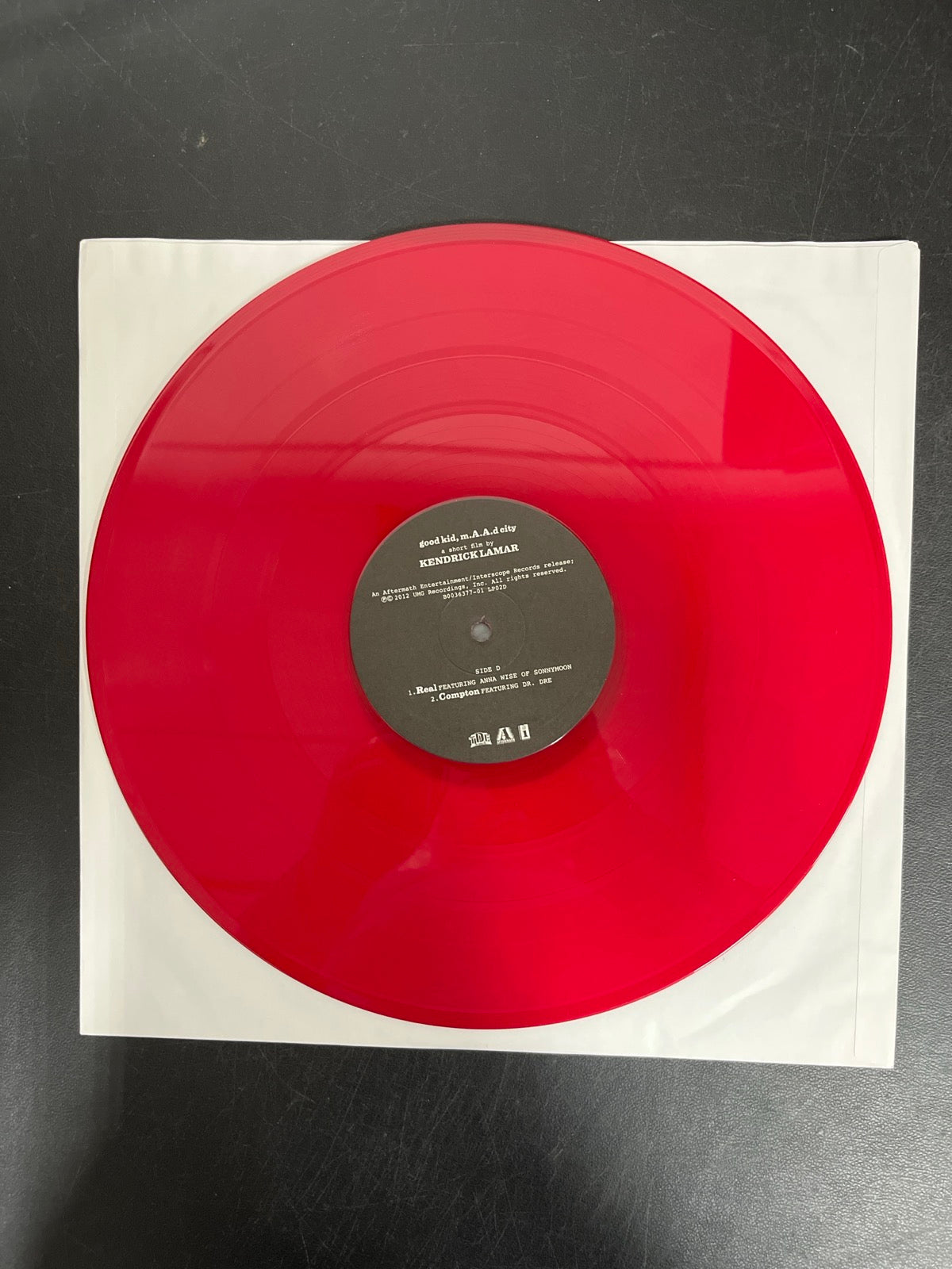 VINYL_2D - Kendrick Lamar - good kid, m.A.A.d city LE Red Vinyl USED NOT TESTED