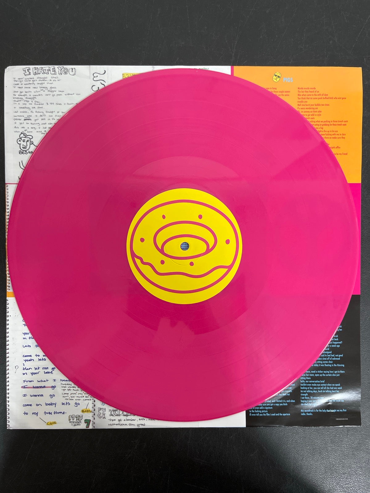 VINYL_2D - Tyler, The Creator - Wolf LE Pink Vinyl USED NOT TESTED