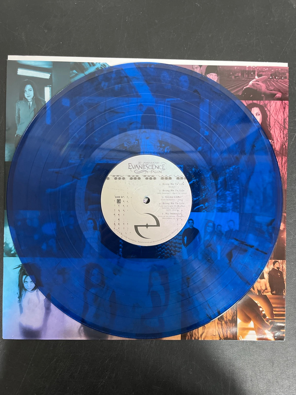 VINYL_2D - Evanescence - Fallen 20th Anniv Ed. Blue Smoke Vinyl USED NOT TESTED