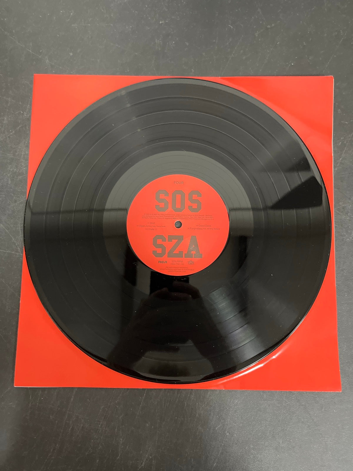 VINYL_2D - SZA - SOS LE Vinyl USED NOT TESTED