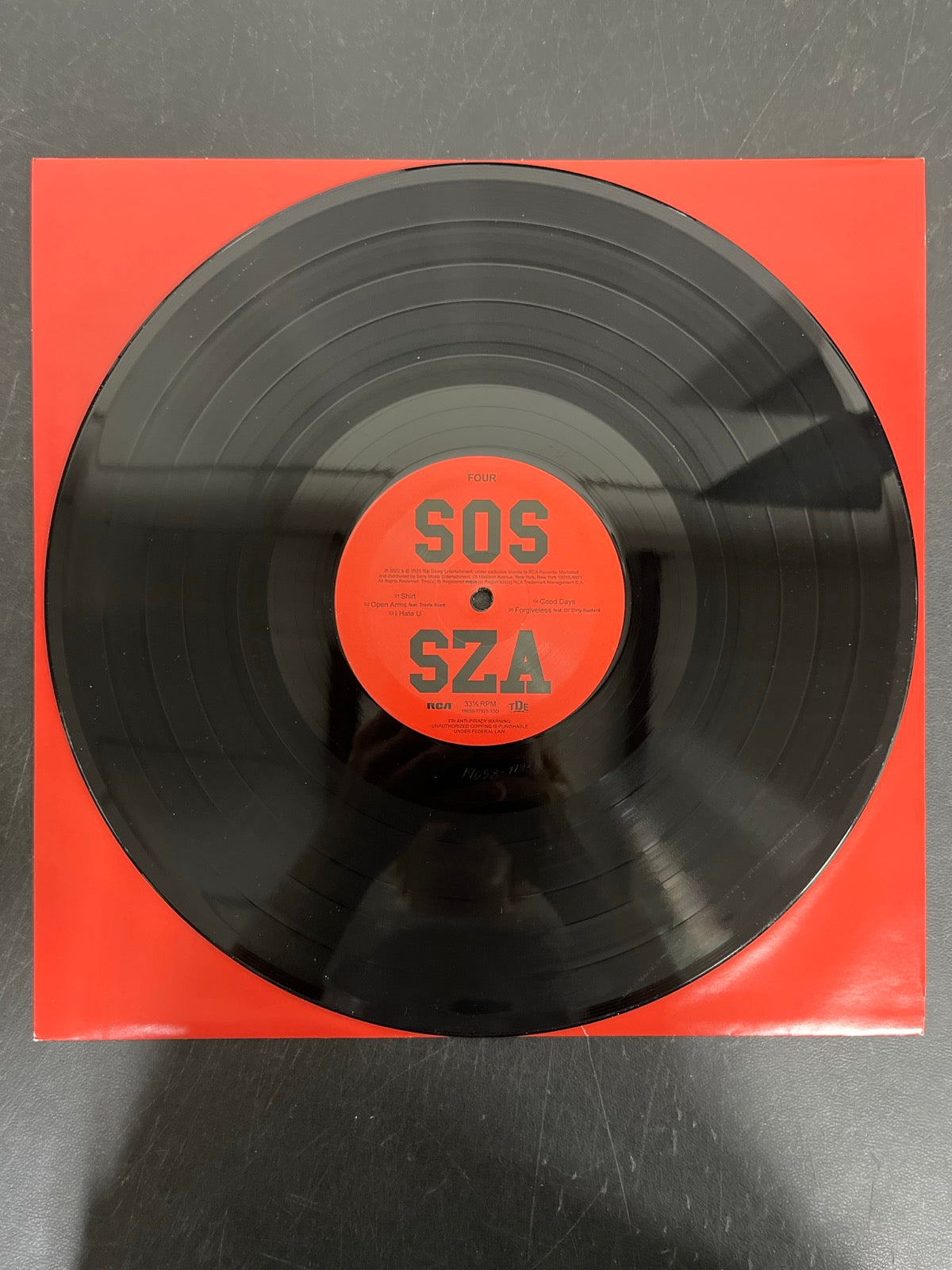 VINYL_2D - SZA - SOS LE Vinyl USED NOT TESTED