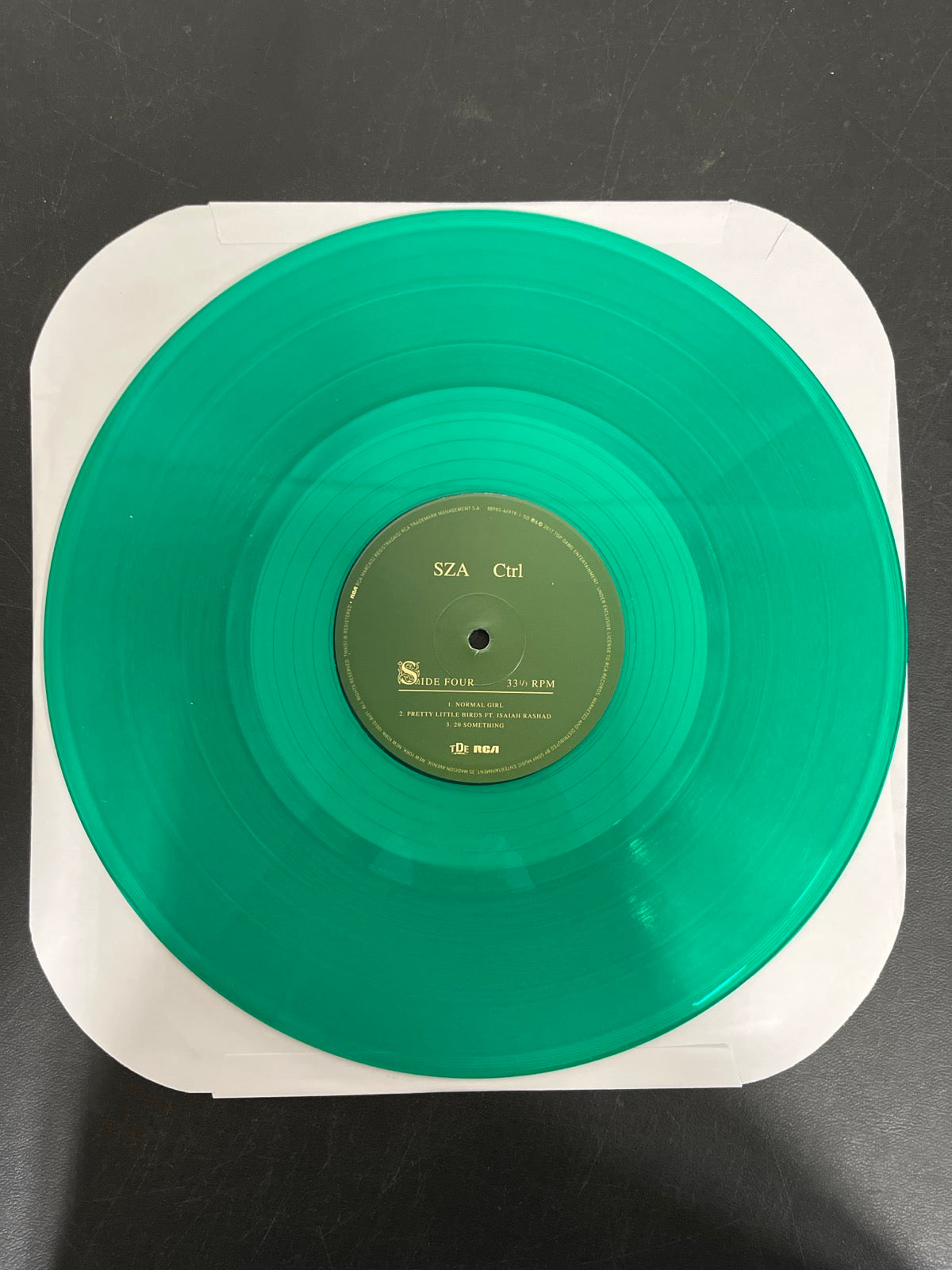 VINYL_2D - SZA - Ctrl LE Translucent Green Vinyl USED NOT TESTED
