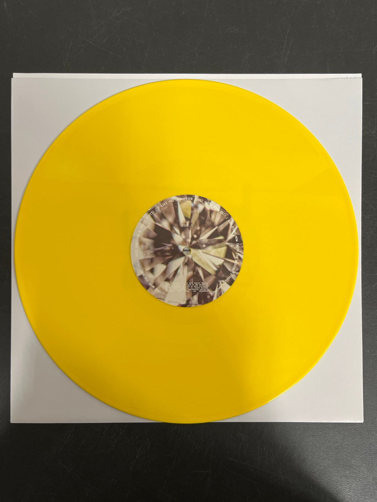 VINYL_2D - Post Malone - The Diamond Collection LE Yellow Vinyl USED NOT TESTED