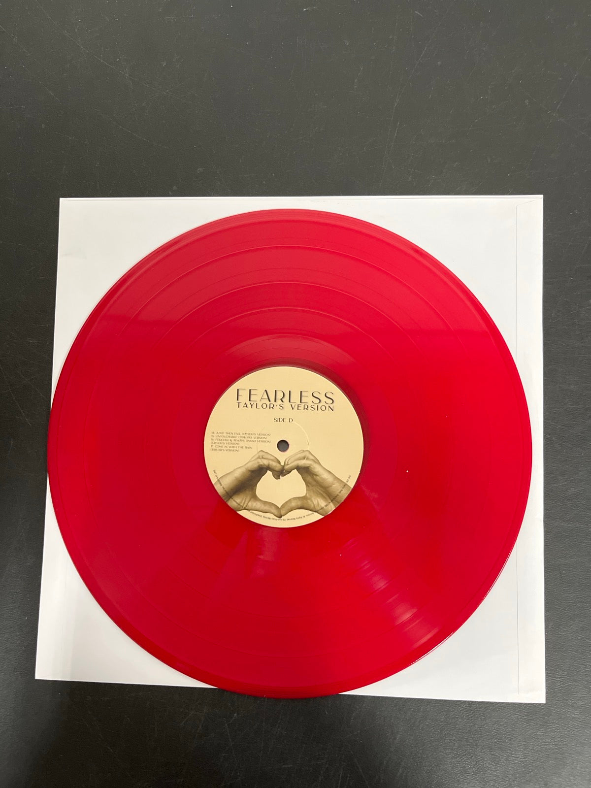 VINYL_2D - Taylor Swift - Fearless (Taylor's Version) Red Numbered Vinyl USED NOT TESTED