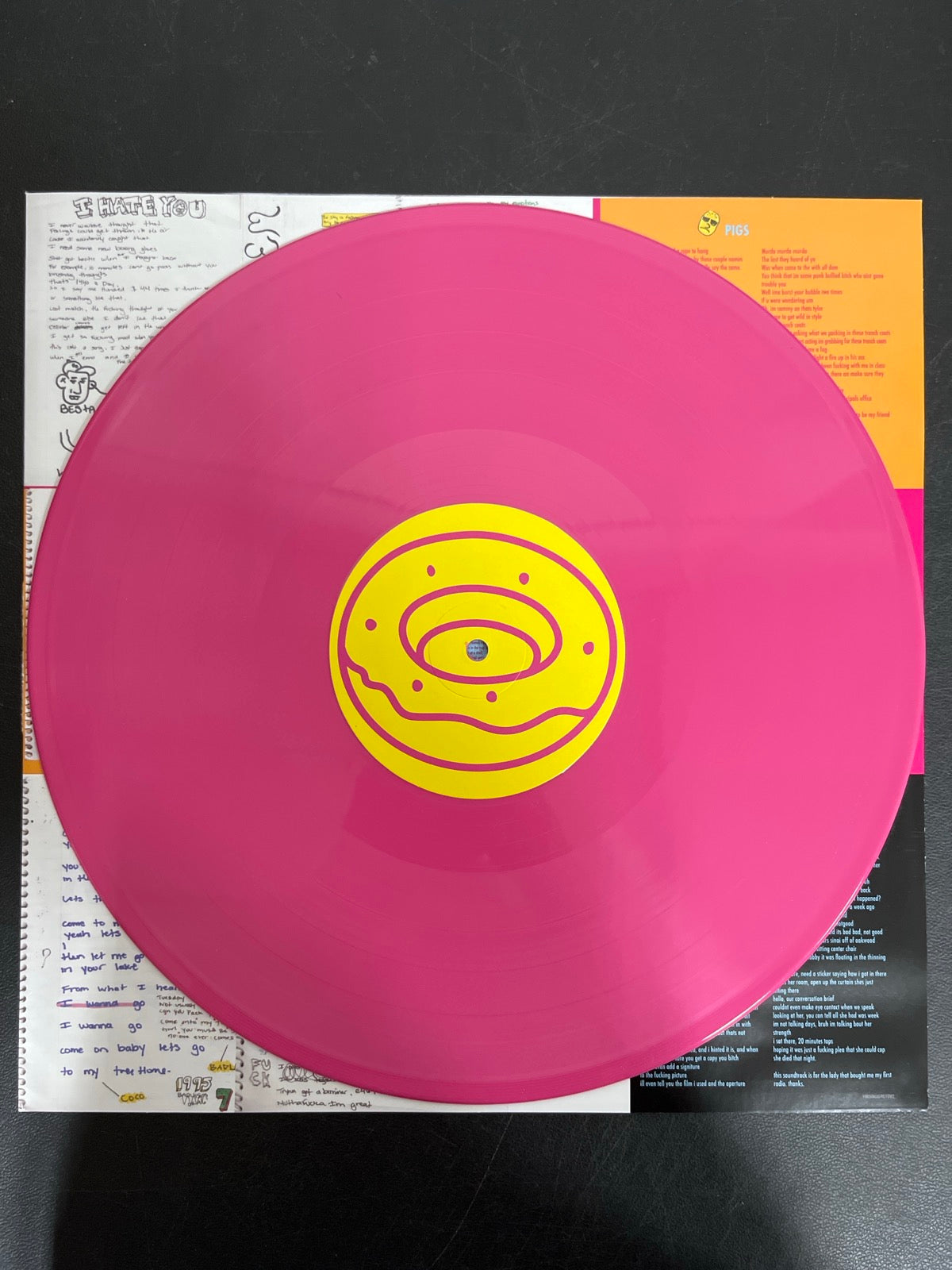 VINYL_2D - Tyler, The Creator - Wolf LE Pink Vinyl USED NOT TESTED