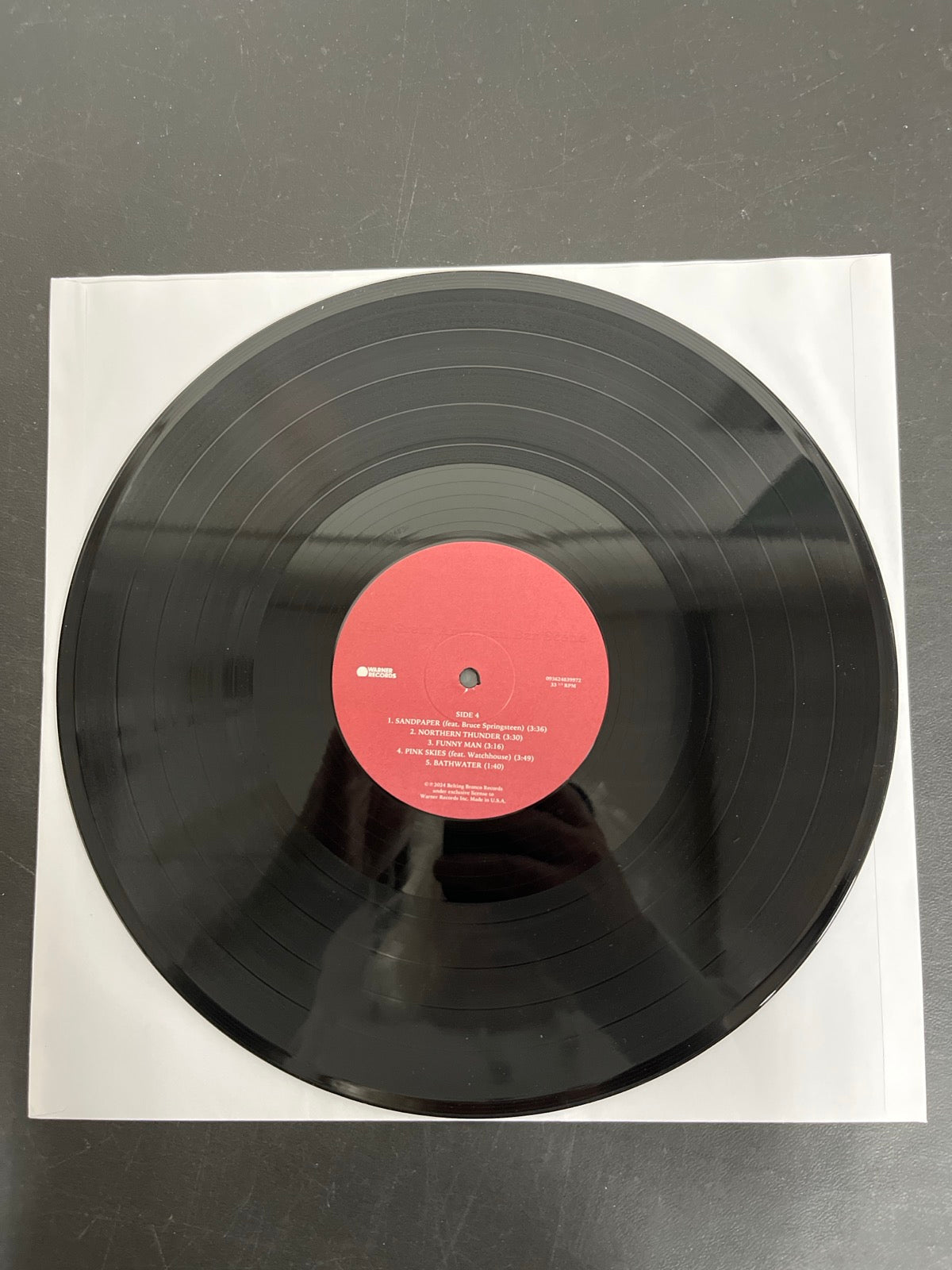 VINYL_2D - Zach Bryan - The Great America ... Target Exclusive Etched Vinyl USED NOT TESTED