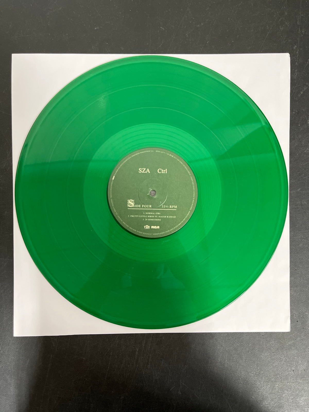 VINYL_2D - SZA - Ctrl LE Translucent Green Vinyl USED NOT TESTED