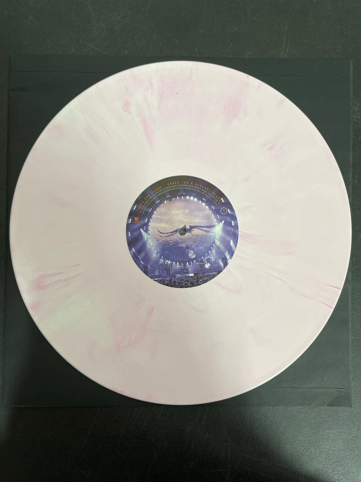 VINYL_2D - Tears For Fears - Songs For A Nerv ... LE Watermelon Cream Vinyl USED NOT TESTED