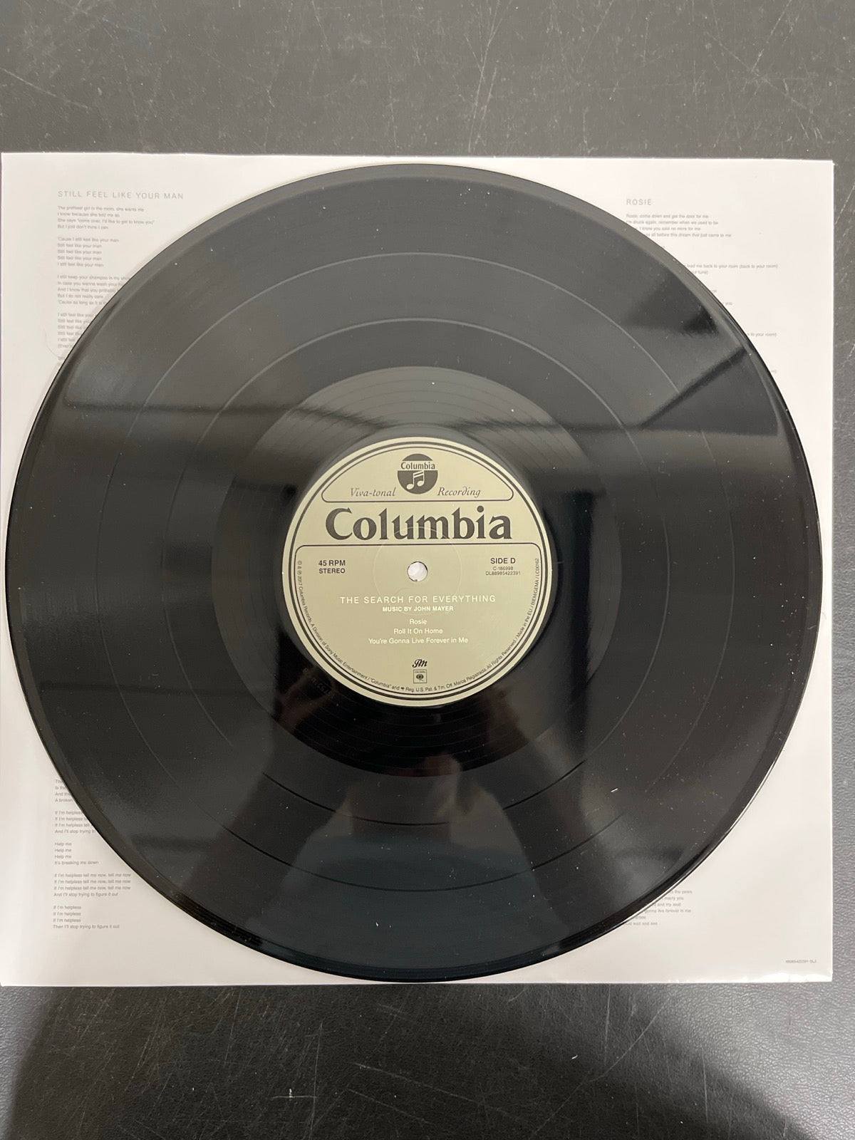 VINYL_2D - John Mayer - The Search for Everything 180gm Vinyl USED NOT TESTED