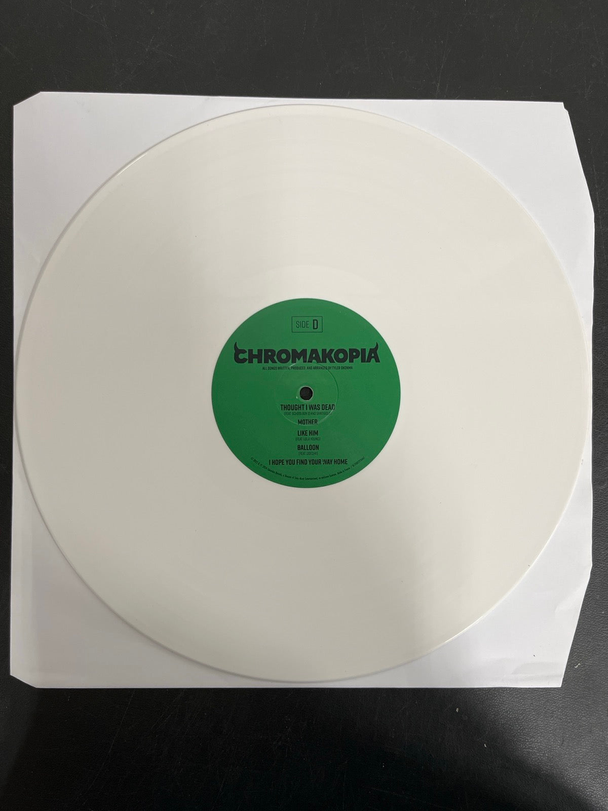 VINYL_2D - Tyler, the Creator - Chromakopia 180gm Deluxe Opaque White Vinyl USED NOT TESTED