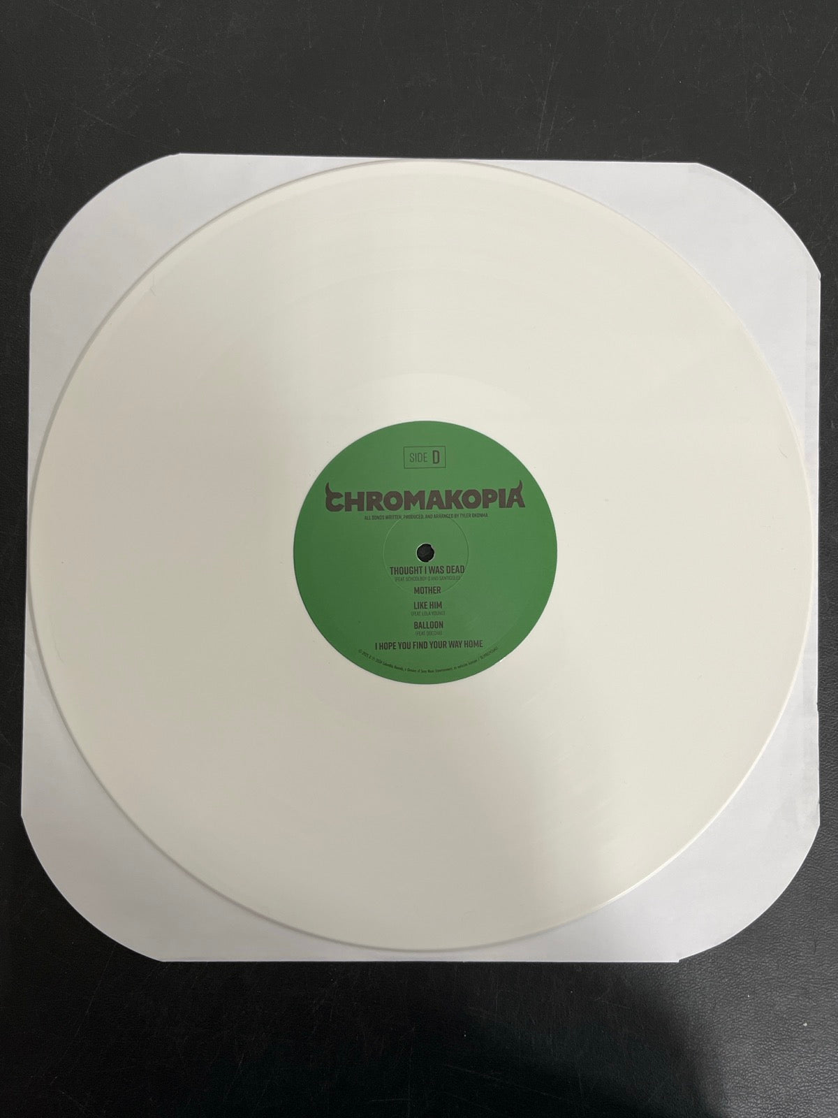 VINYL_2D - Tyler, the Creator - Chromakopia 180gm Deluxe Opaque White Vinyl USED NOT TESTED