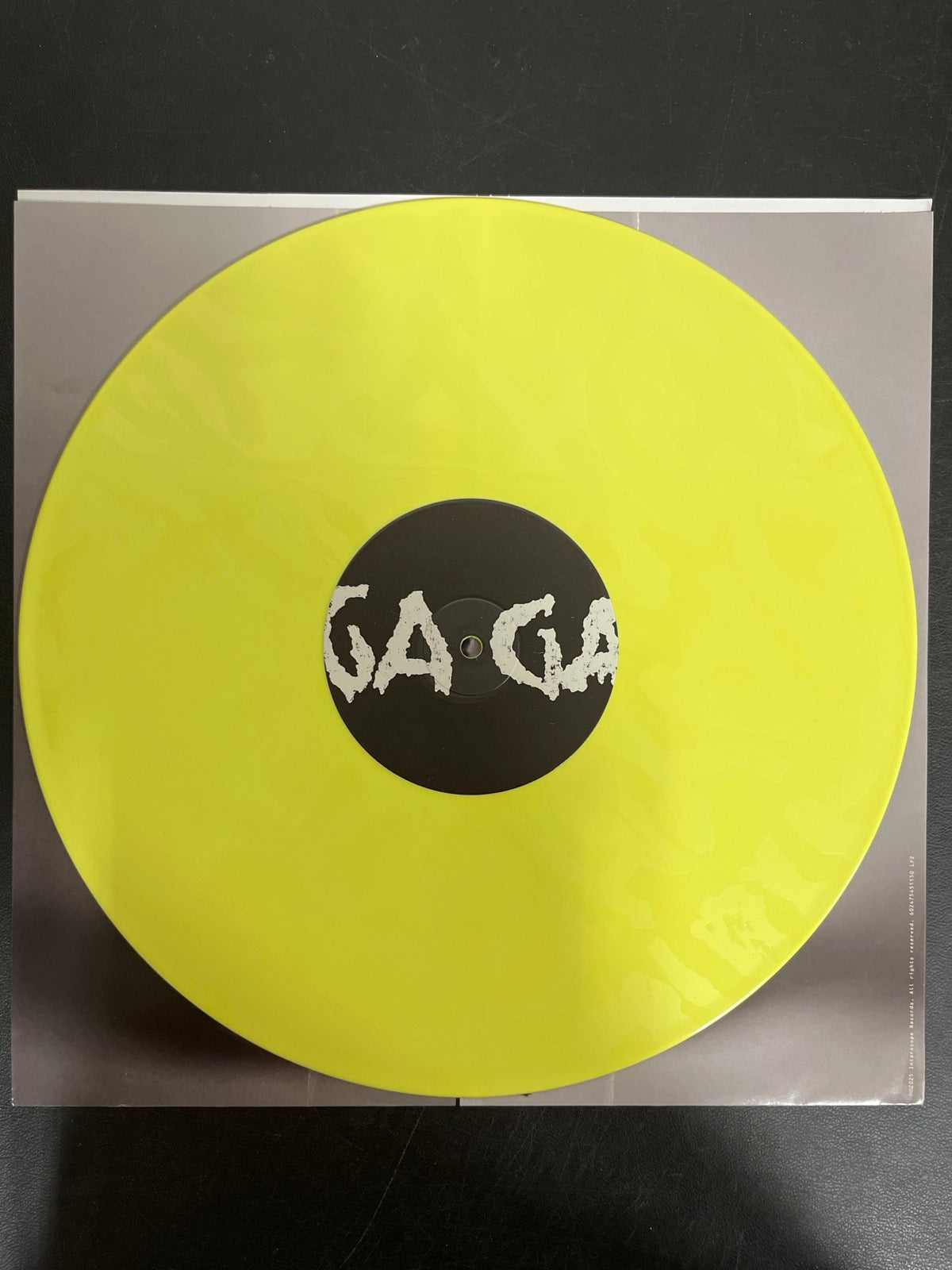 VINYL_2D - Lady Gaga - MAYHEM LE Yellow Etched Vinyl USED NOT TESTED