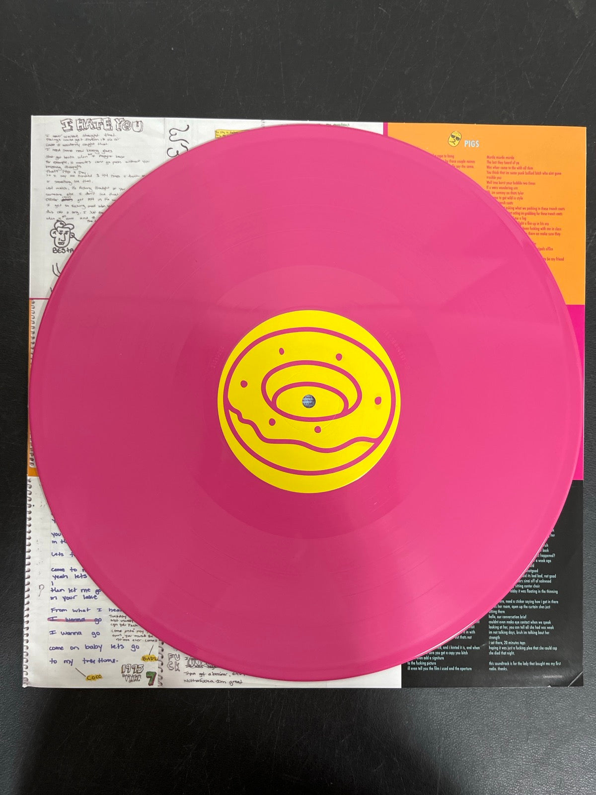 VINYL_2D - Tyler, The Creator - Wolf LE Pink Vinyl USED NOT TESTED