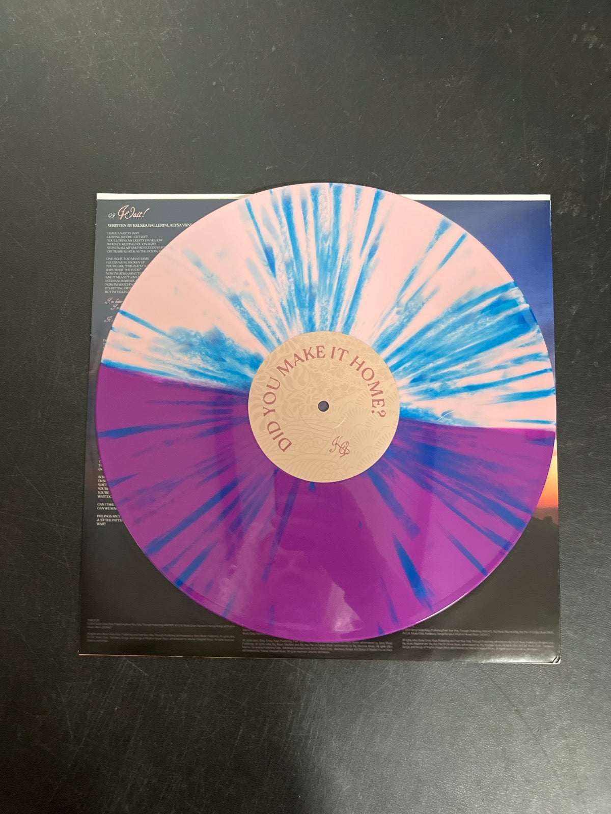 VINYL_2D - Kelsea Ballerini - Patterns LE Uncharted Waters Vinyl USED NOT TESTED